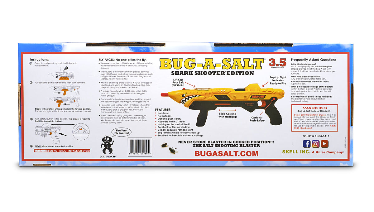 Bug-A-Salt 3.5 Shark Shooter Salzgewehr limitiert giftfrei