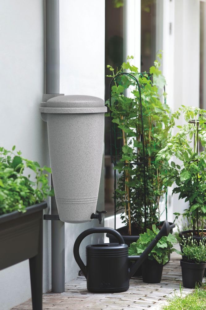 elho Green Basics Rain Catcher Regentonne 35 L Beton