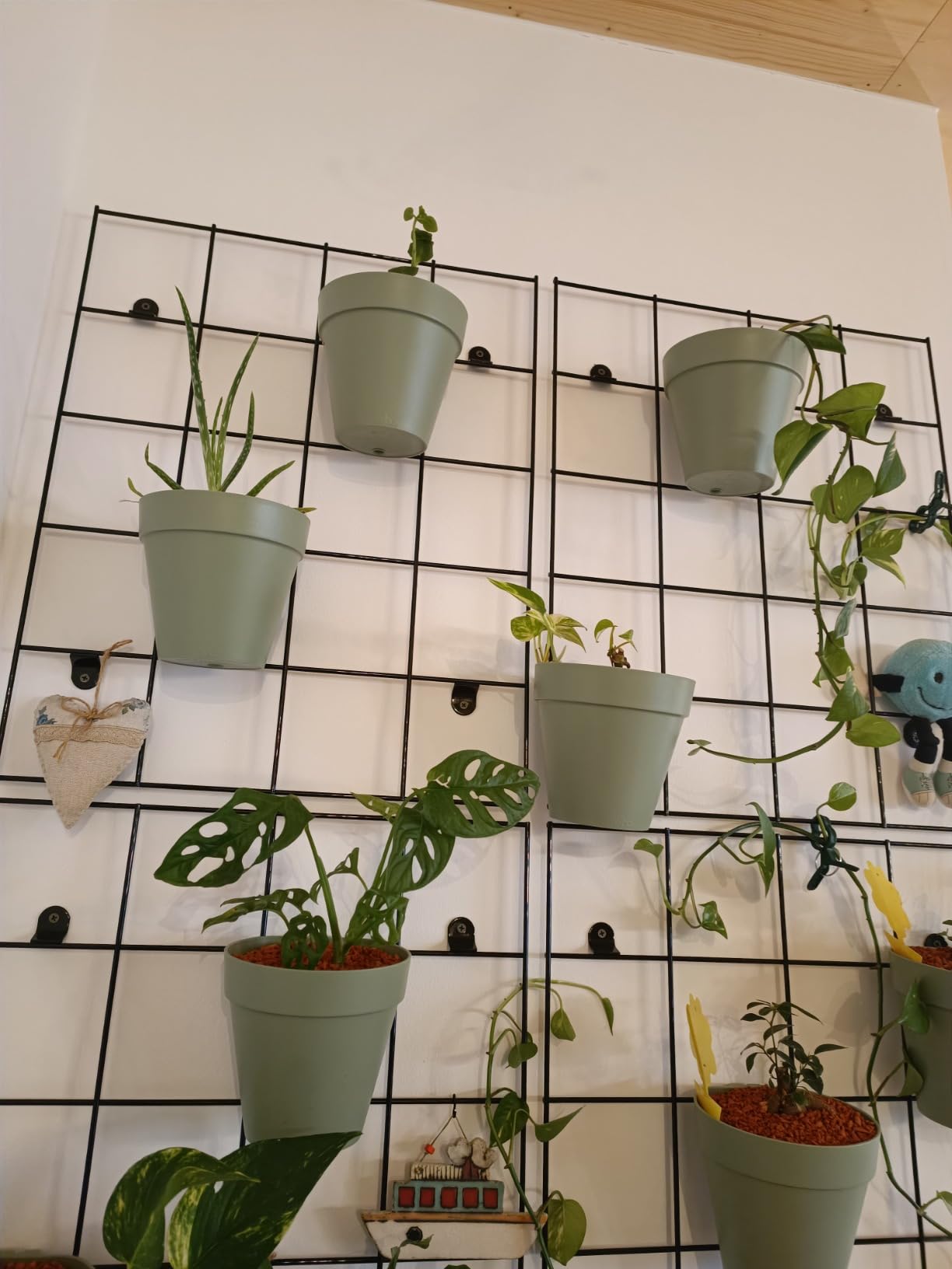 elho Loft Urban Green Wall Pflanztopf 15cm Weiß für Pflanzenwand