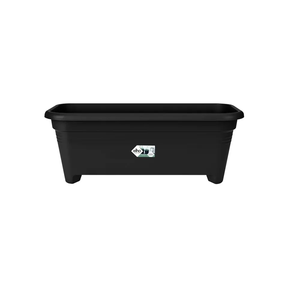elho Green Basics Blumentopf Viereckig 60 cm Schwarz