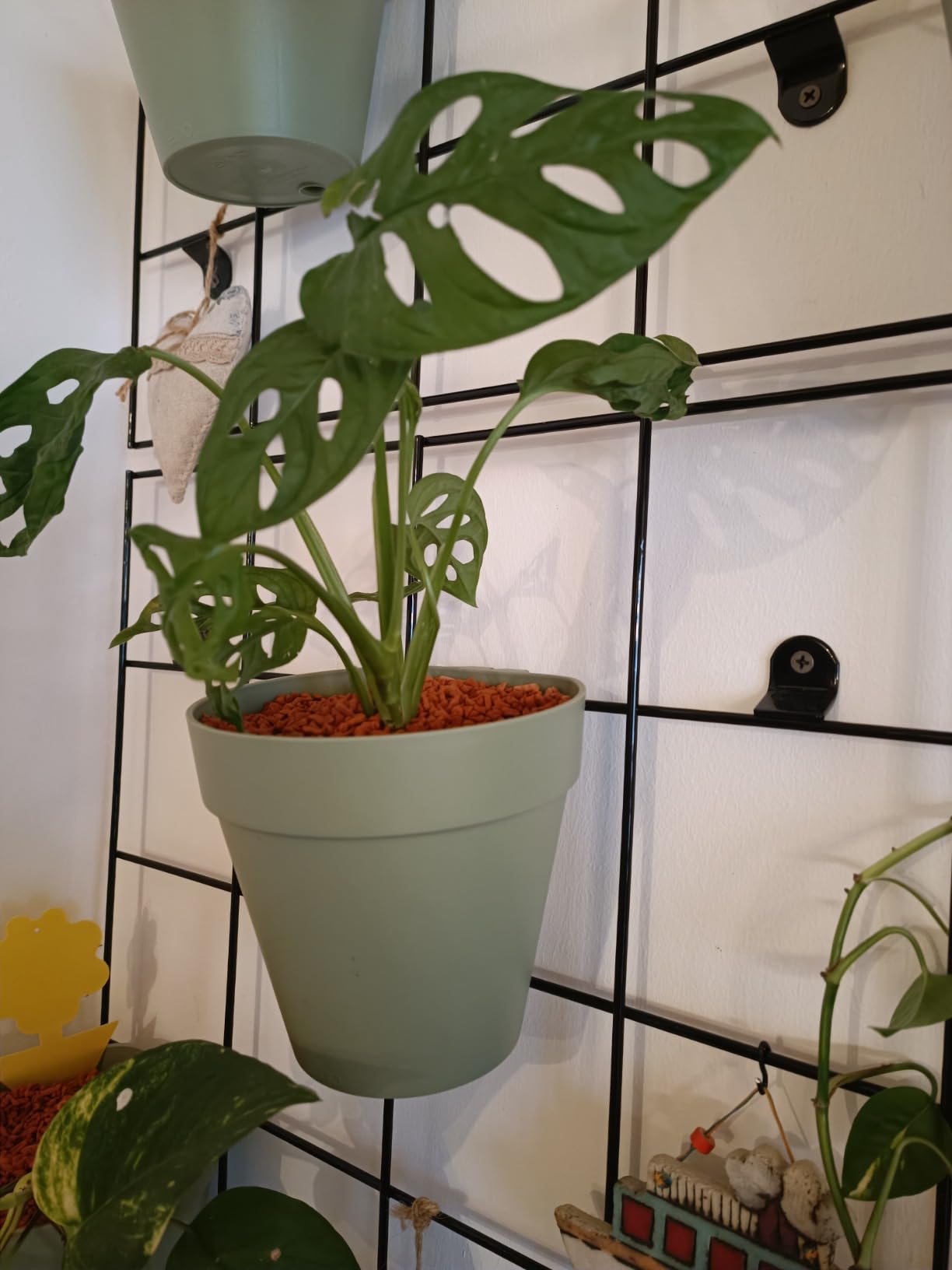 elho Loft Urban Green Wall Pflanztopf 15cm Weiß für Pflanzenwand