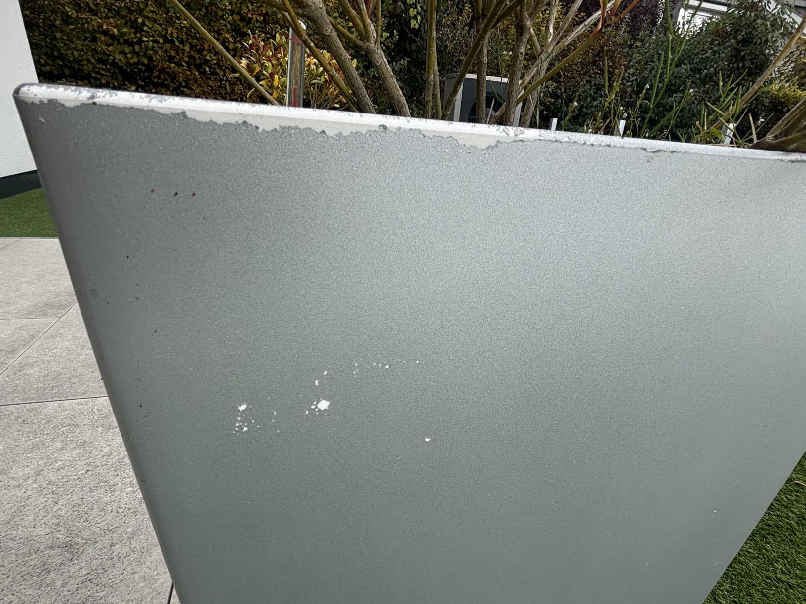 Lechuza CUBICO Premium 40 Pflanzgefäß silber metallic 75 cm