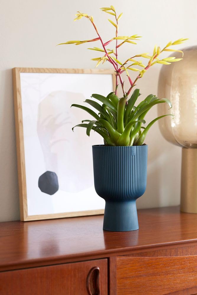 elho Vibes Fold Coupe Blumentopf Tiefes Blau 14 cm