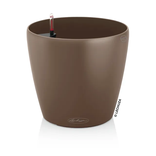 Lechuza Classico Color 21 Pflanzgefäß Muskat Bewässerung