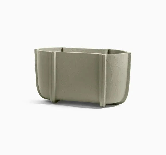 Serralunga Cassero Long Pflanztopf Salvia oval Betonoptik