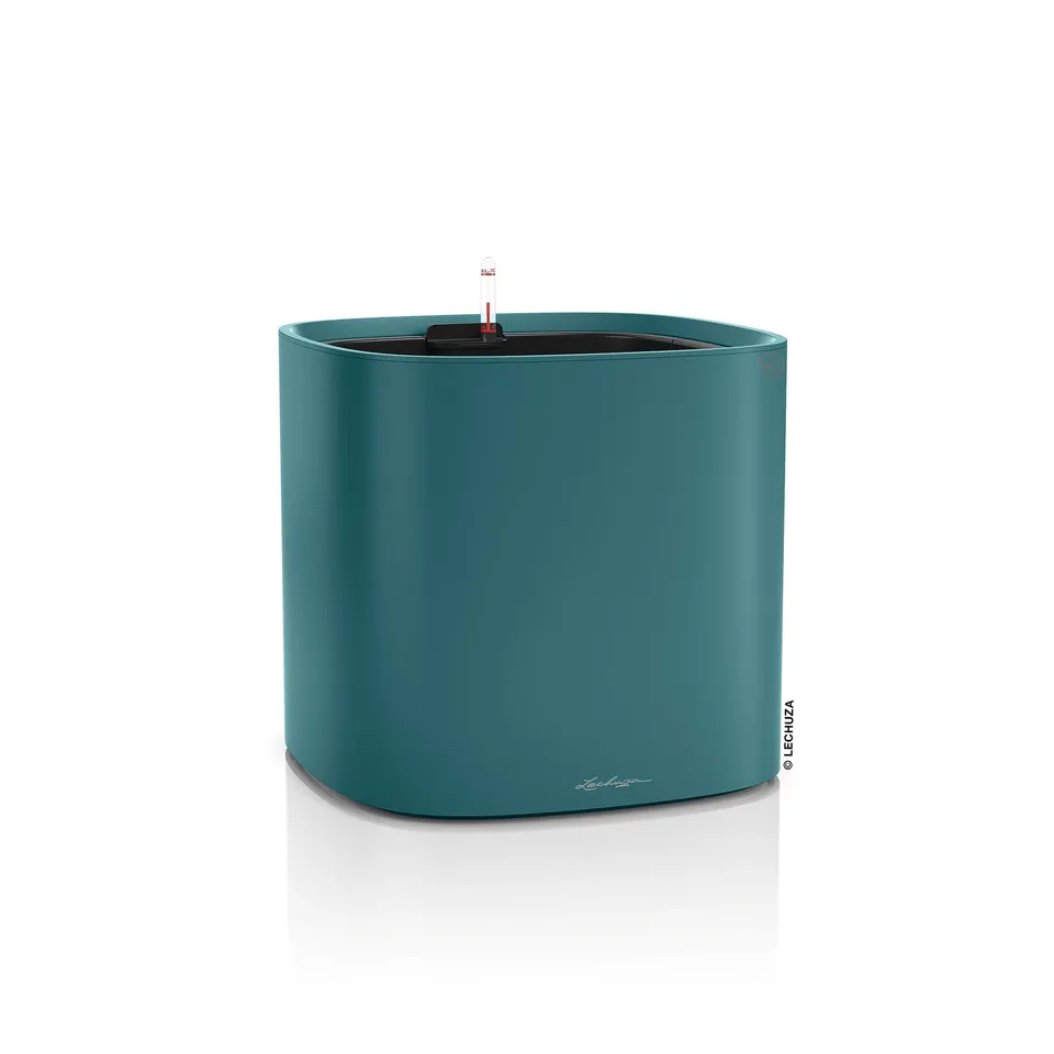 LECHUZA PILA Planter 35cm Petrolblau Bewässerung 14,5L