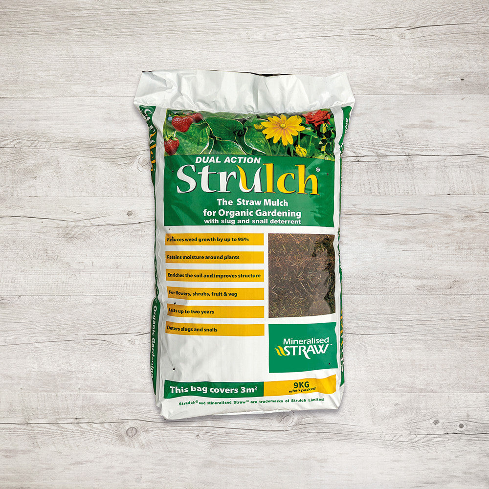 Sarah Raven Strulch Stroh-Mulch 2er-Set 9kg gegen Schnecken