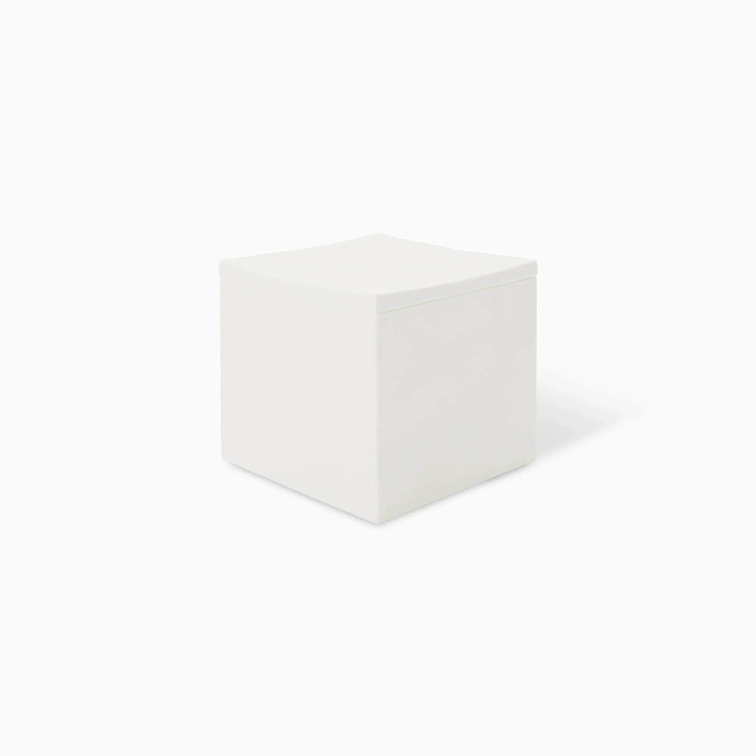 Serralunga Lounge Cube Hocker Weiß 37x37x36 eckig