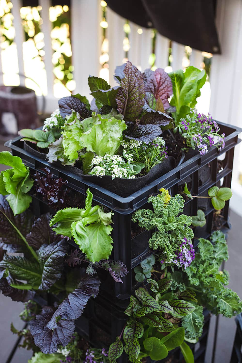 Smart Pot Milk Crate Liner Pflanzsack 30x30x30 cm