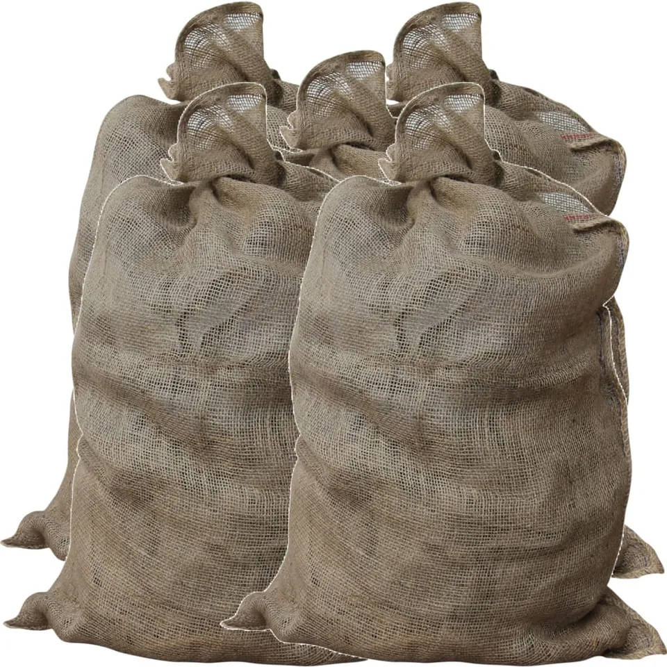 GardenMate Jutesäcke UNIVERSAL 105x60 cm 5 Stück 200g/m² Natur
